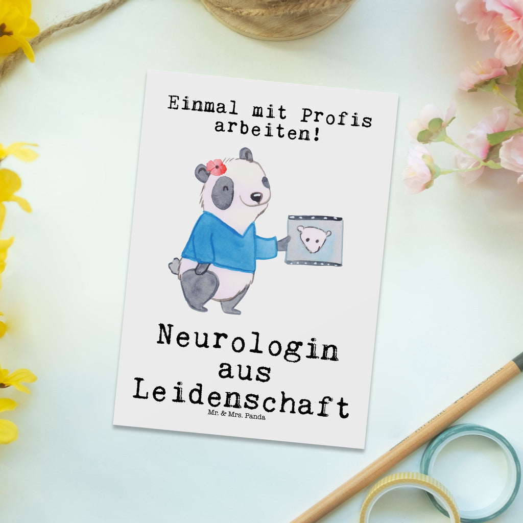 Postkarte Neurologin aus Leidenschaft Geschenkkarte, Grußkarte, Karte, Einladung, Ansichtskarte, Geburtstagskarte, Einladungskarte, Dankeskarte, Beruf, Ausbildung, Jubiläum, Abschied, Rente, Kollege, Kollegin, Geschenk, Schenken, Arbeitskollege, Mitarbeiter, Firma, Danke, Dankeschön, Neurologin, Neurologie, Mediziner, Medizinstudium