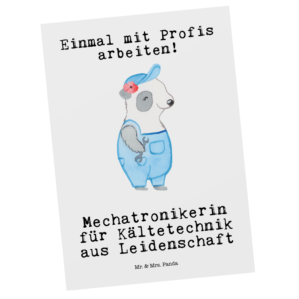 Postkarte Mechatronikerin für Kältetechnik aus Leidenschaft Geschenkkarte, Grußkarte, Karte, Einladung, Ansichtskarte, Geburtstagskarte, Einladungskarte, Dankeskarte, Beruf, Ausbildung, Jubiläum, Abschied, Rente, Kollege, Kollegin, Geschenk, Schenken, Arbeitskollege, Mitarbeiter, Firma, Danke, Dankeschön, Mechatronikerin für Kältetechnik, Gesellenprüfung