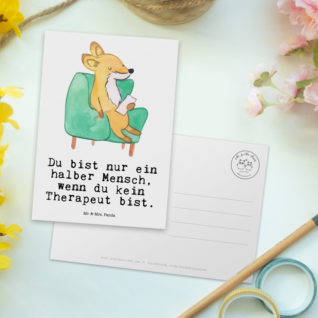 Postkarte Therapeut mit Herz Geschenkkarte, Grußkarte, Karte, Einladung, Ansichtskarte, Geburtstagskarte, Einladungskarte, Dankeskarte, Beruf, Ausbildung, Jubiläum, Abschied, Rente, Kollege, Kollegin, Geschenk, Schenken, Arbeitskollege, Mitarbeiter, Firma, Danke, Dankeschön