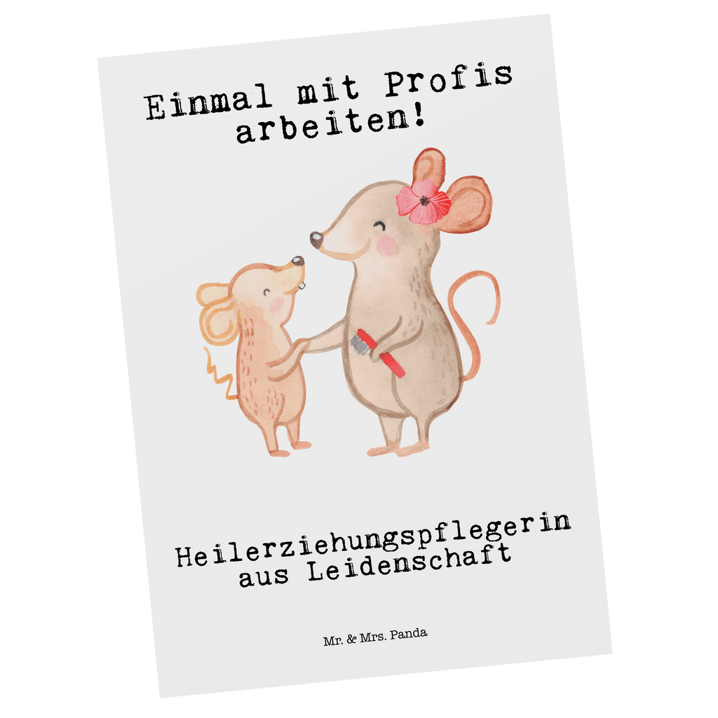 Postkarte Heilerziehungspflegerin aus Leidenschaft Geschenkkarte, Grußkarte, Karte, Einladung, Ansichtskarte, Geburtstagskarte, Einladungskarte, Beruf, Ausbildung, Jubiläum, Abschied, Rente, Kollege, Kollegin, Geschenk, Schenken, Arbeitskollege, Mitarbeiter, Firma, Danke, Dankeschön, Heilerziehungspflegerin, Heilpädagogin