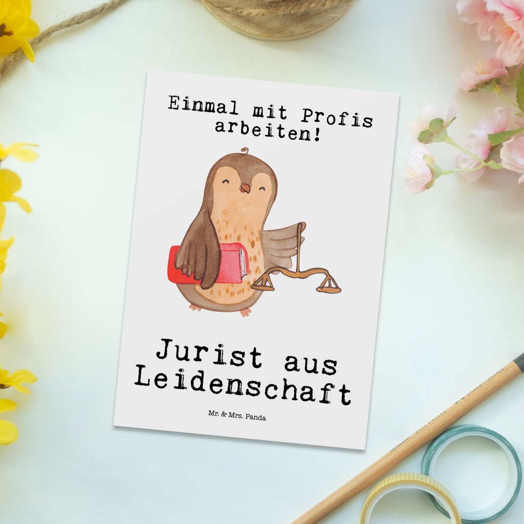 Postkarte Jurist aus Leidenschaft Geschenkkarte, Grußkarte, Karte, Einladung, Ansichtskarte, Geburtstagskarte, Einladungskarte, Dankeskarte, Beruf, Ausbildung, Jubiläum, Abschied, Rente, Kollege, Kollegin, Geschenk, Schenken, Arbeitskollege, Mitarbeiter, Firma, Danke, Dankeschön, Jurist, Anwalt, Jura Studium, Master of laws, Staatsexamen, Jurastudent, Anwaltskanzlei