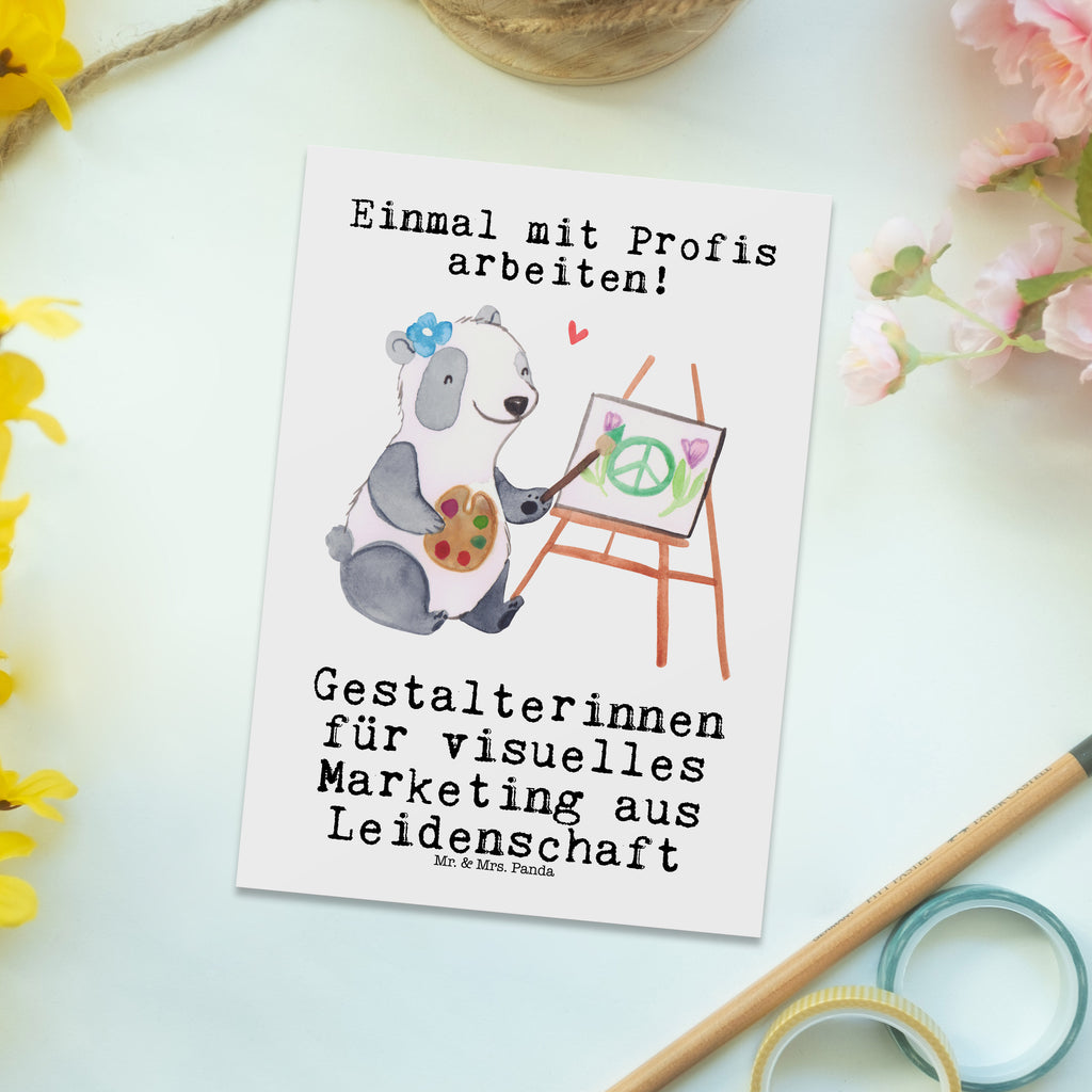 Postkarte Gestalterinnen für visuelles Marketing aus Leidenschaft Geschenkkarte, Grußkarte, Karte, Einladung, Ansichtskarte, Geburtstagskarte, Einladungskarte, Dankeskarte, Beruf, Ausbildung, Jubiläum, Abschied, Rente, Kollege, Kollegin, Geschenk, Schenken, Arbeitskollege, Mitarbeiter, Firma, Danke, Dankeschön