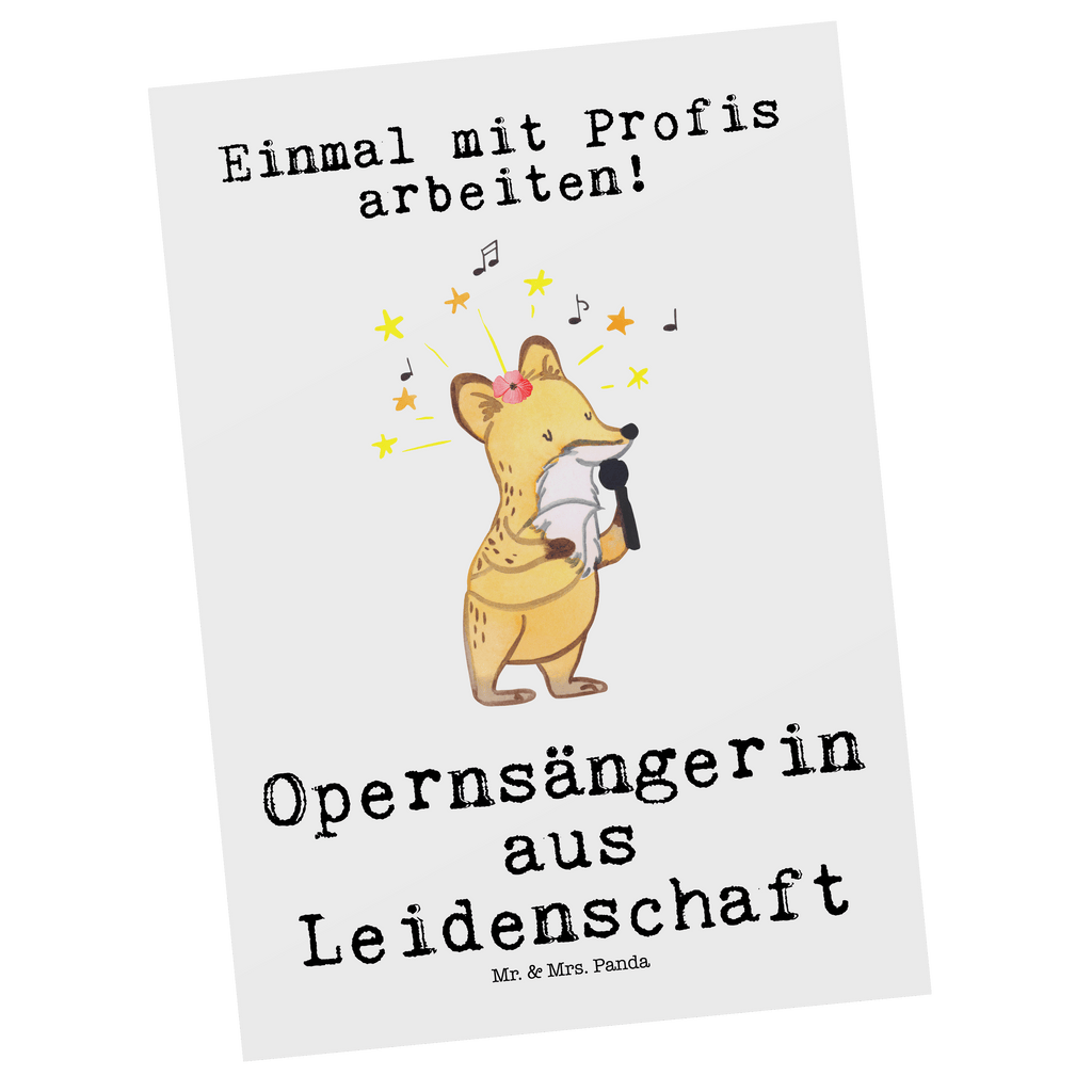 Postkarte Opernsängerin aus Leidenschaft Geschenkkarte, Grußkarte, Karte, Einladung, Ansichtskarte, Geburtstagskarte, Einladungskarte, Dankeskarte, Beruf, Ausbildung, Jubiläum, Abschied, Rente, Kollege, Kollegin, Geschenk, Schenken, Arbeitskollege, Mitarbeiter, Firma, Danke, Dankeschön