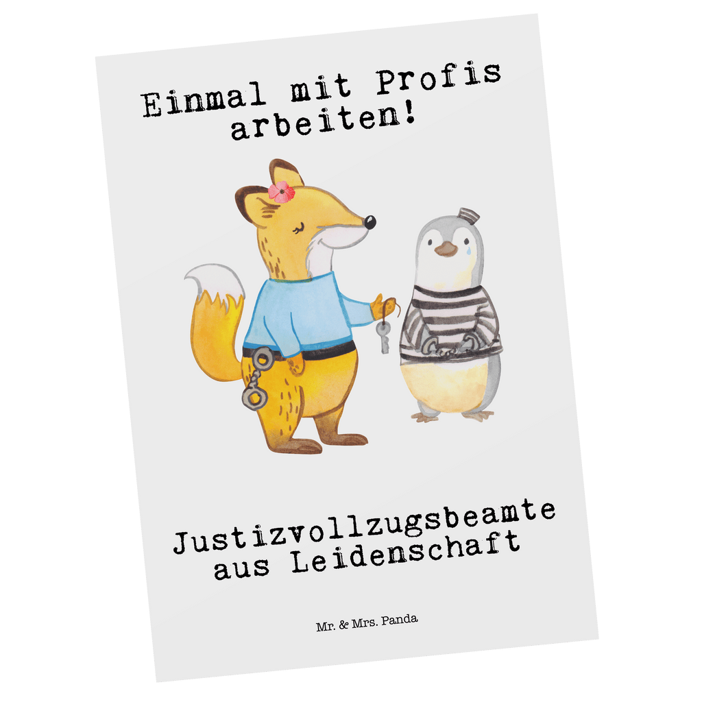 Postkarte Justizvollzugsbeamte aus Leidenschaft Geschenkkarte, Grußkarte, Karte, Einladung, Ansichtskarte, Geburtstagskarte, Einladungskarte, Beruf, Ausbildung, Jubiläum, Abschied, Rente, Kollege, Kollegin, Geschenk, Schenken, Arbeitskollege, Mitarbeiter, Firma, Danke, Dankeschön, Gefängniswärterin, Justizvollzugsbeamte