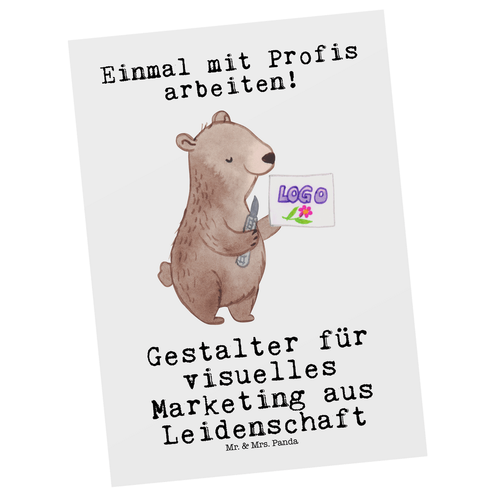 Postkarte Gestalter für visuelles Marketing aus Leidenschaft Geschenkkarte, Grußkarte, Karte, Einladung, Ansichtskarte, Geburtstagskarte, Einladungskarte, Dankeskarte, Beruf, Ausbildung, Jubiläum, Abschied, Rente, Kollege, Kollegin, Geschenk, Schenken, Arbeitskollege, Mitarbeiter, Firma, Danke, Dankeschön