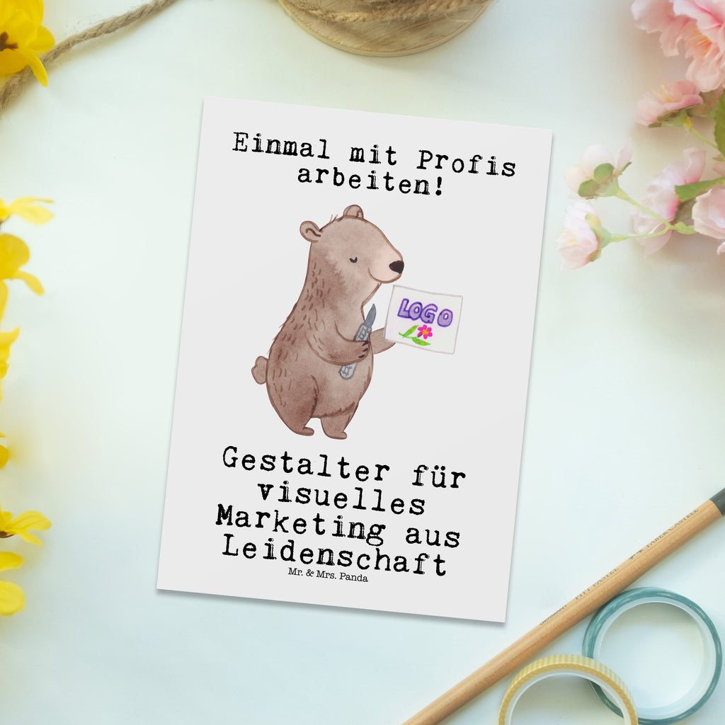 Postkarte Gestalter für visuelles Marketing aus Leidenschaft Geschenkkarte, Grußkarte, Karte, Einladung, Ansichtskarte, Geburtstagskarte, Einladungskarte, Dankeskarte, Beruf, Ausbildung, Jubiläum, Abschied, Rente, Kollege, Kollegin, Geschenk, Schenken, Arbeitskollege, Mitarbeiter, Firma, Danke, Dankeschön
