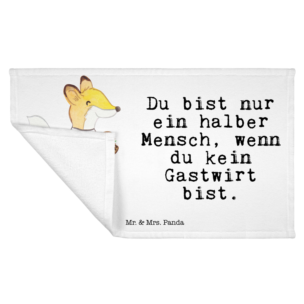 Gäste Handtuch Gastwirt mit Herz Gästetuch, Reisehandtuch, Sport Handtuch, Frottier, Kinder Handtuch, Beruf, Ausbildung, Jubiläum, Abschied, Rente, Kollege, Kollegin, Geschenk, Schenken, Arbeitskollege, Mitarbeiter, Firma, Danke, Dankeschön, Kneipenwirt, Gastwirt, Gaststätte, Kneipe, Eröffnung, Barkeeper, Bartender, Rum, Bar