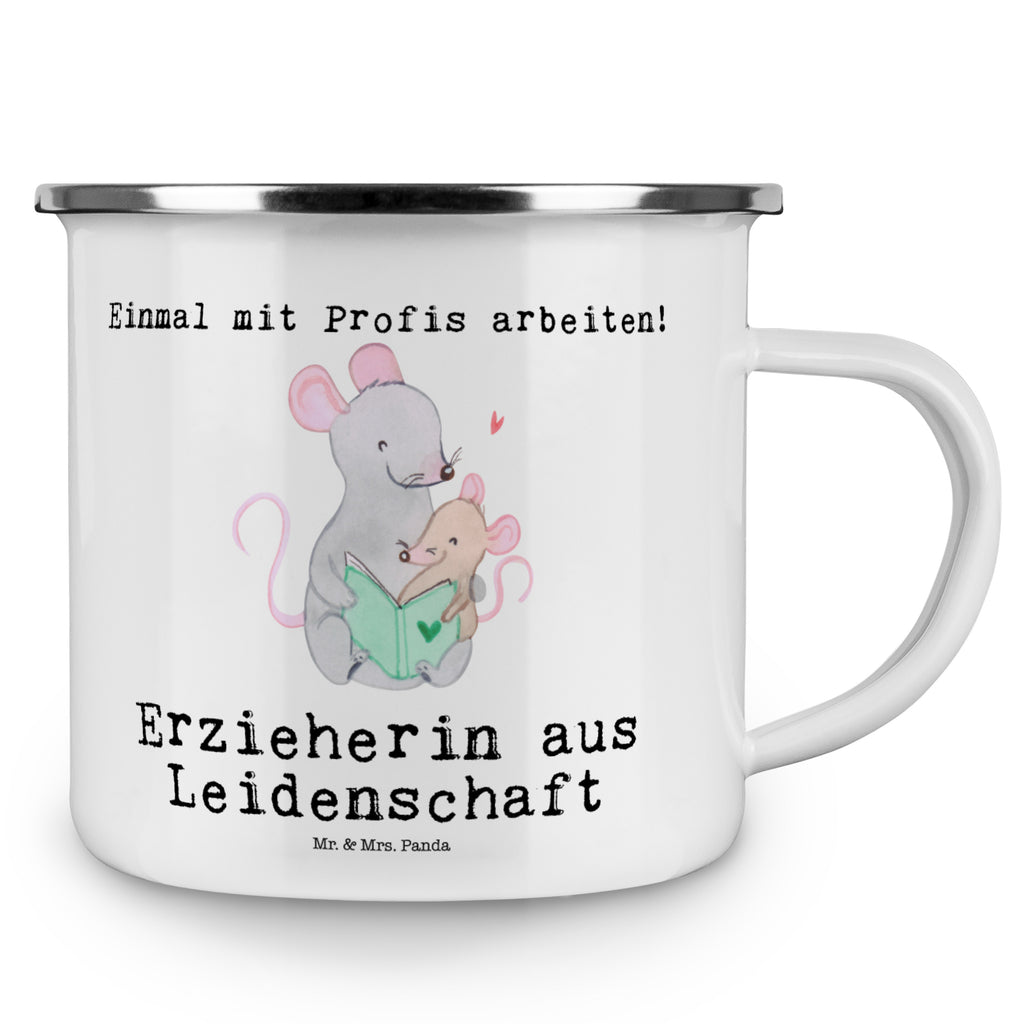 Camping Emaille Tasse Erzieherin aus Leidenschaft Campingtasse, Trinkbecher, Metalltasse, Outdoor Tasse, Emaille Trinkbecher, Blechtasse Outdoor, Emaille Campingbecher, Edelstahl Trinkbecher, Metalltasse für Camping, Kaffee Blechtasse, Camping Tasse Metall, Beruf, Ausbildung, Jubiläum, Abschied, Rente, Kollege, Kollegin, Geschenk, Schenken, Arbeitskollege, Mitarbeiter, Firma, Danke, Dankeschön, Erzieherin, Kindergärtnerin, Pädagogin, Abschiedsgeschenke Kindergarten