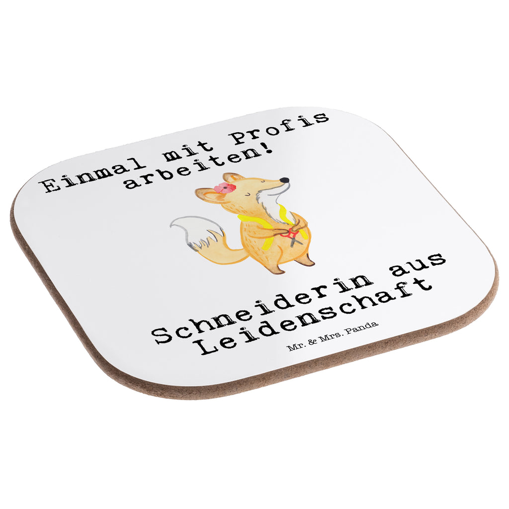 Quadratische Untersetzer Schneiderin aus Leidenschaft Bierdeckel, Glasuntersetzer, Untersetzer Gläser, Getränkeuntersetzer, Beruf, Ausbildung, Jubiläum, Abschied, Rente, Kollege, Kollegin, Geschenk, Schenken, Arbeitskollege, Mitarbeiter, Firma, Danke, Dankeschön