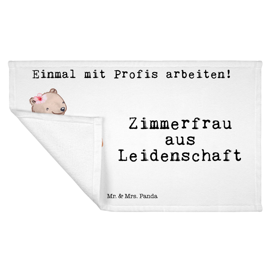 Gäste Handtuch Zimmerfrau aus Leidenschaft Gästetuch, Reisehandtuch, Sport Handtuch, Frottier, Kinder Handtuch, Beruf, Ausbildung, Jubiläum, Abschied, Rente, Kollege, Kollegin, Geschenk, Schenken, Arbeitskollege, Mitarbeiter, Firma, Danke, Dankeschön