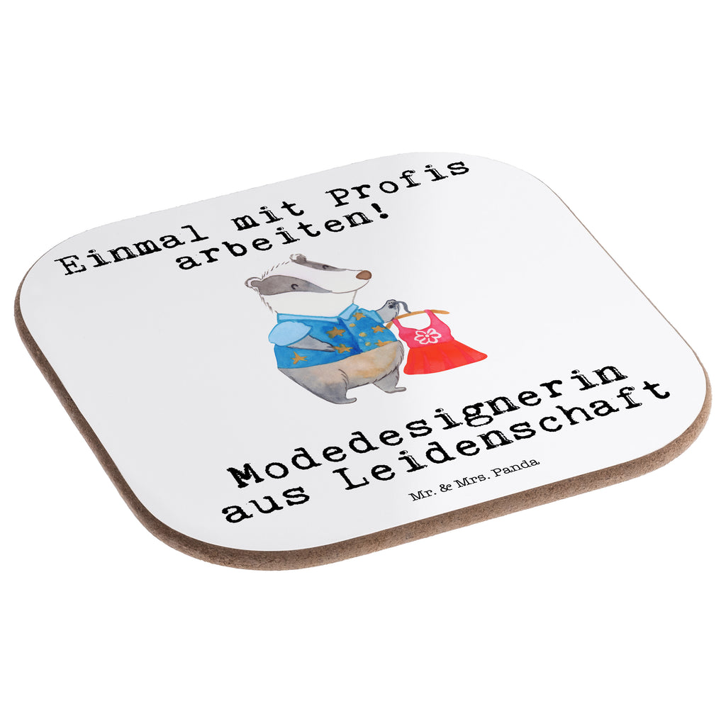 Quadratische Untersetzer Modedesignerin aus Leidenschaft Bierdeckel, Glasuntersetzer, Untersetzer Gläser, Getränkeuntersetzer, Beruf, Ausbildung, Jubiläum, Abschied, Rente, Kollege, Kollegin, Geschenk, Schenken, Arbeitskollege, Mitarbeiter, Firma, Danke, Dankeschön, Modedesignerin, Fashion Designerin, Modeschöpferin