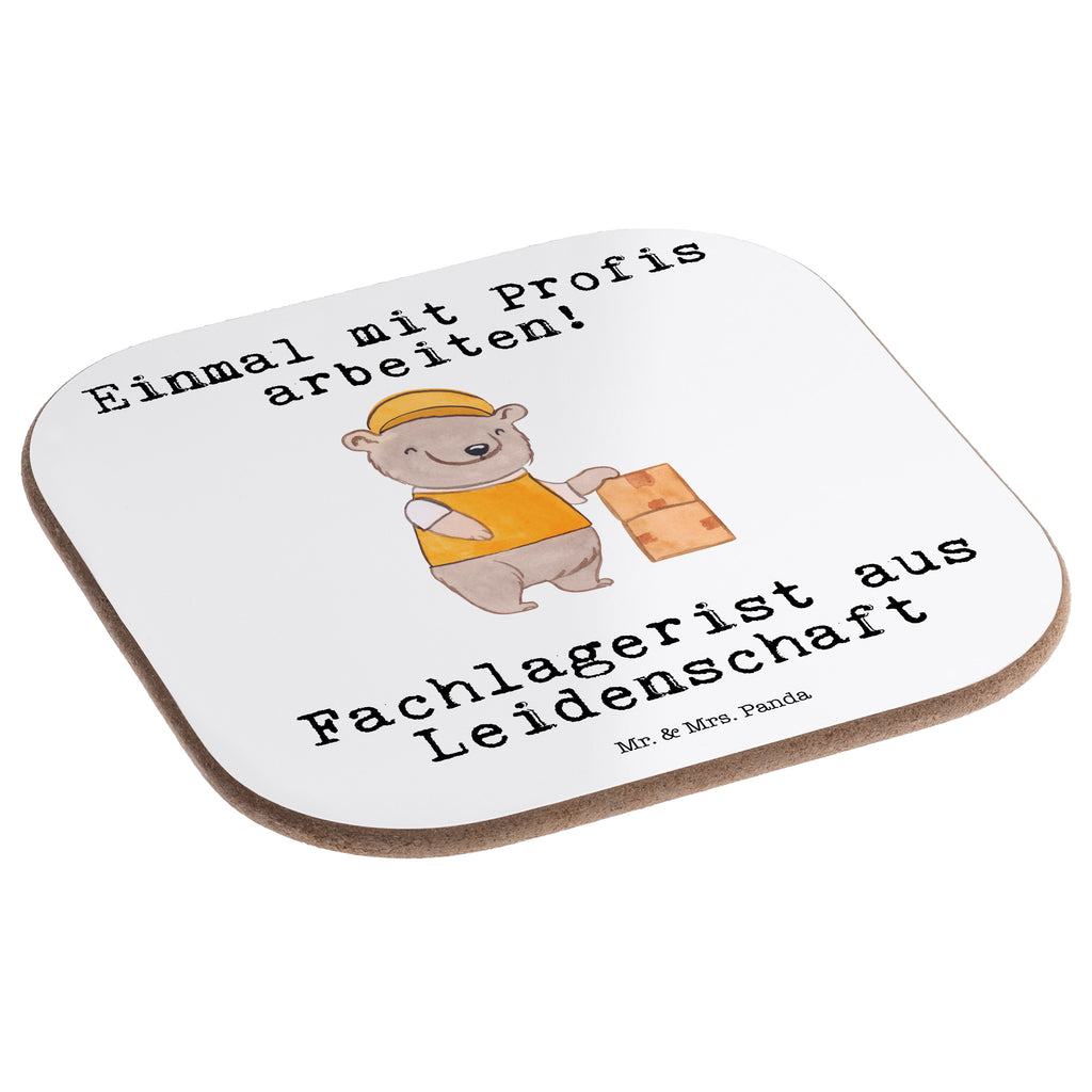 Quadratische Untersetzer Fachlagerist aus Leidenschaft Bierdeckel, Glasuntersetzer, Untersetzer Gläser, Getränkeuntersetzer, Beruf, Ausbildung, Jubiläum, Abschied, Rente, Kollege, Kollegin, Geschenk, Schenken, Arbeitskollege, Mitarbeiter, Firma, Danke, Dankeschön, Lagerarbeiter, Fachlagerist, Lagerist, Lagerverwalter
