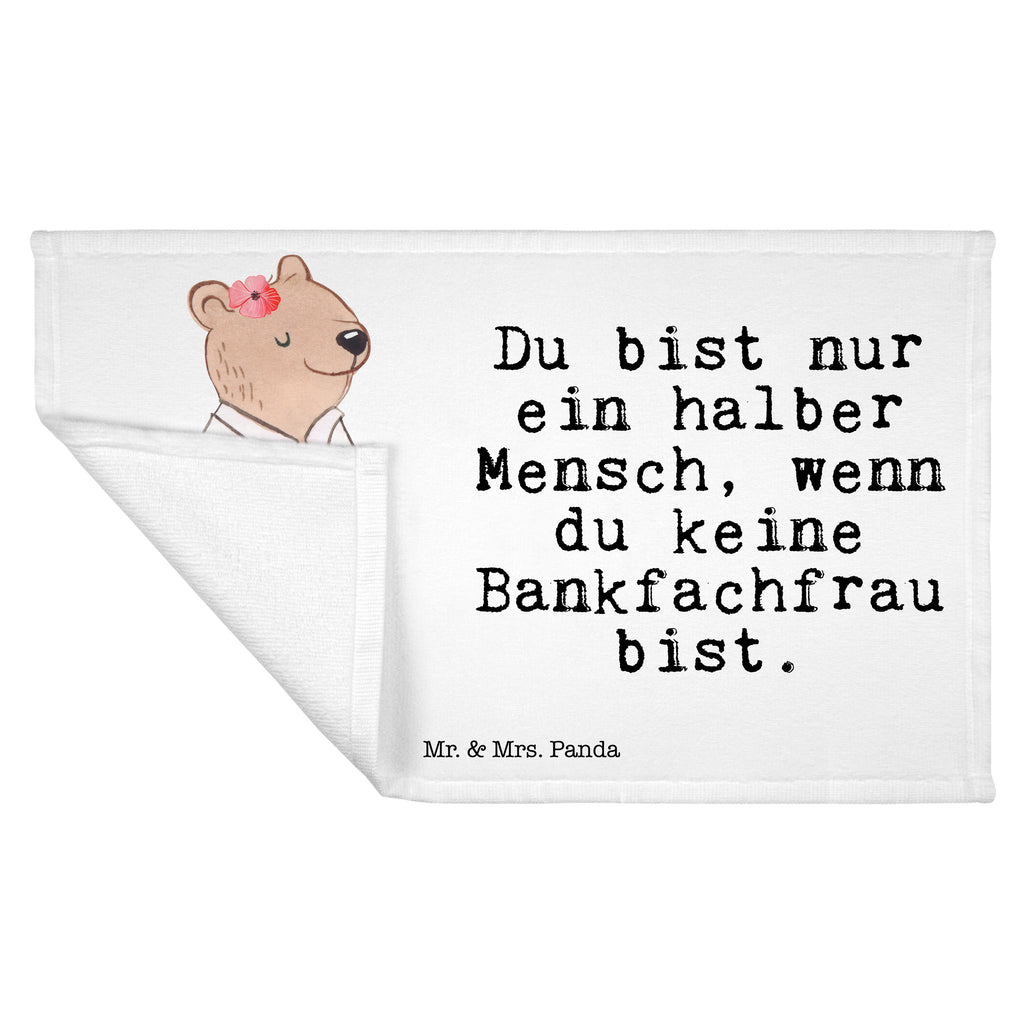 Gäste Handtuch Bankfachfrau mit Herz Gästetuch, Reisehandtuch, Sport Handtuch, Frottier, Kinder Handtuch, Beruf, Ausbildung, Jubiläum, Abschied, Rente, Kollege, Kollegin, Geschenk, Schenken, Arbeitskollege, Mitarbeiter, Firma, Danke, Dankeschön, Bankfachfrau, Bankangestellte, Bänkerin, Bankberaterin