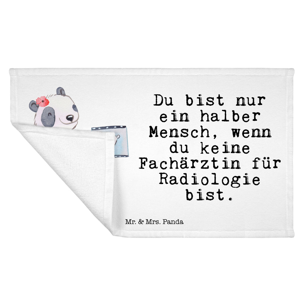 Gäste Handtuch Fachärztin für Radiologie mit Herz Gästetuch, Reisehandtuch, Sport Handtuch, Frottier, Kinder Handtuch, Beruf, Ausbildung, Jubiläum, Abschied, Rente, Kollege, Kollegin, Geschenk, Schenken, Arbeitskollege, Mitarbeiter, Firma, Danke, Dankeschön