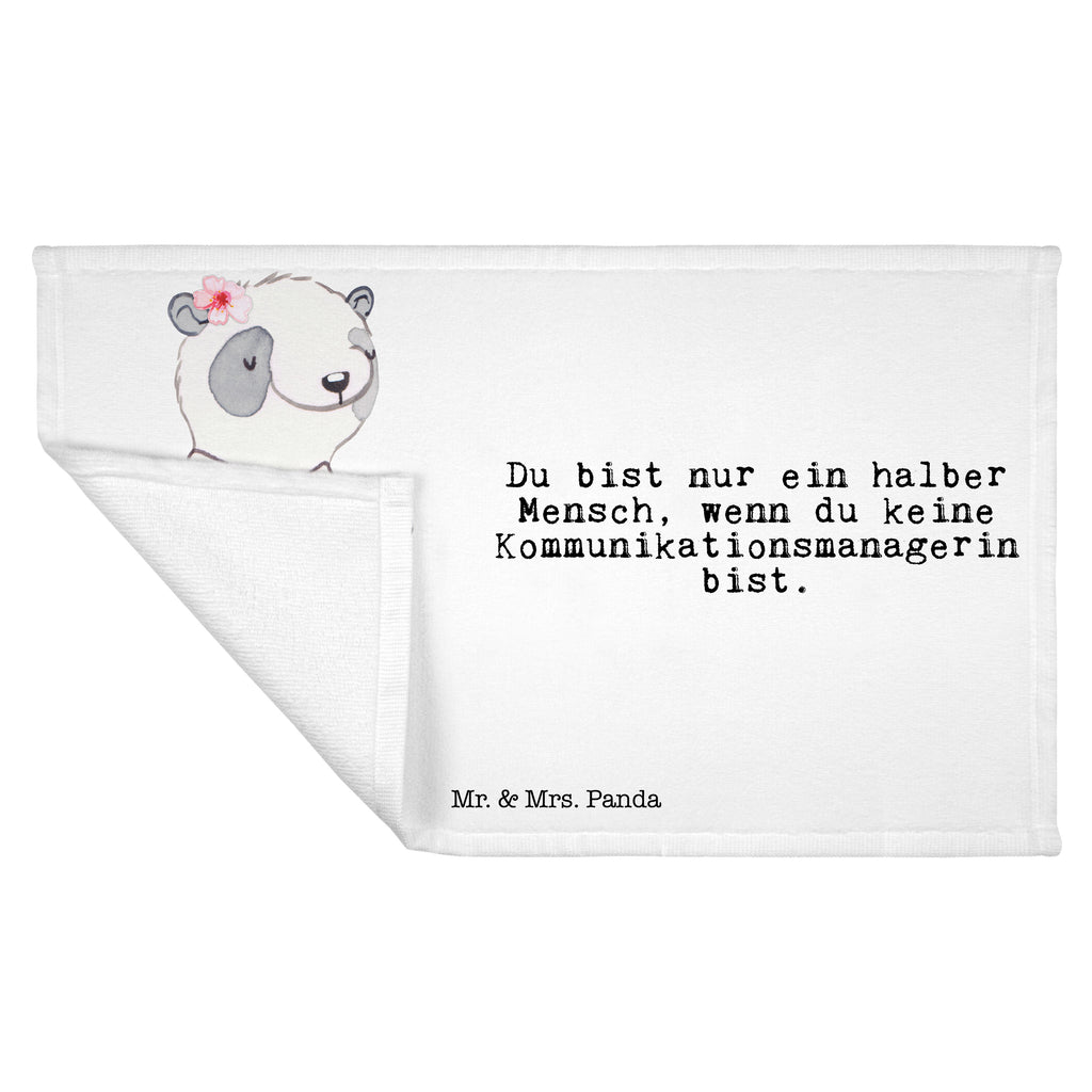 Gäste Handtuch Kommunikationsmanagerin mit Herz Gästetuch, Reisehandtuch, Sport Handtuch, Frottier, Kinder Handtuch, Beruf, Ausbildung, Jubiläum, Abschied, Rente, Kollege, Kollegin, Geschenk, Schenken, Arbeitskollege, Mitarbeiter, Firma, Danke, Dankeschön, Kommunikationsmanagerin, studium, interkulturelle kommunikation, communications manager