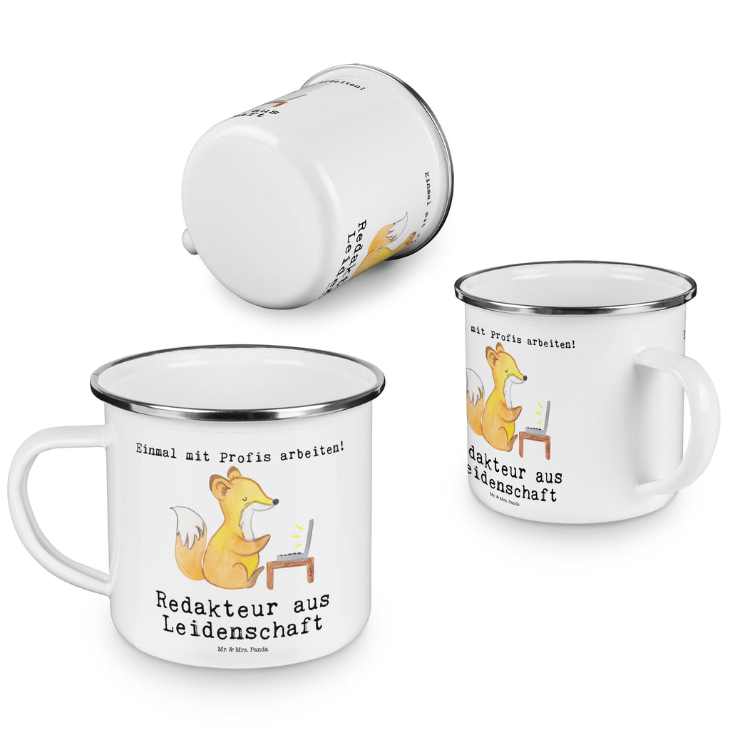 Camping Emaille Tasse Redakteur aus Leidenschaft Campingtasse, Trinkbecher, Metalltasse, Outdoor Tasse, Emaille Trinkbecher, Blechtasse Outdoor, Emaille Campingbecher, Edelstahl Trinkbecher, Metalltasse für Camping, Kaffee Blechtasse, Camping Tasse Metall, Beruf, Ausbildung, Jubiläum, Abschied, Rente, Kollege, Kollegin, Geschenk, Schenken, Arbeitskollege, Mitarbeiter, Firma, Danke, Dankeschön, Online, Redakteur, Referent, Journalist