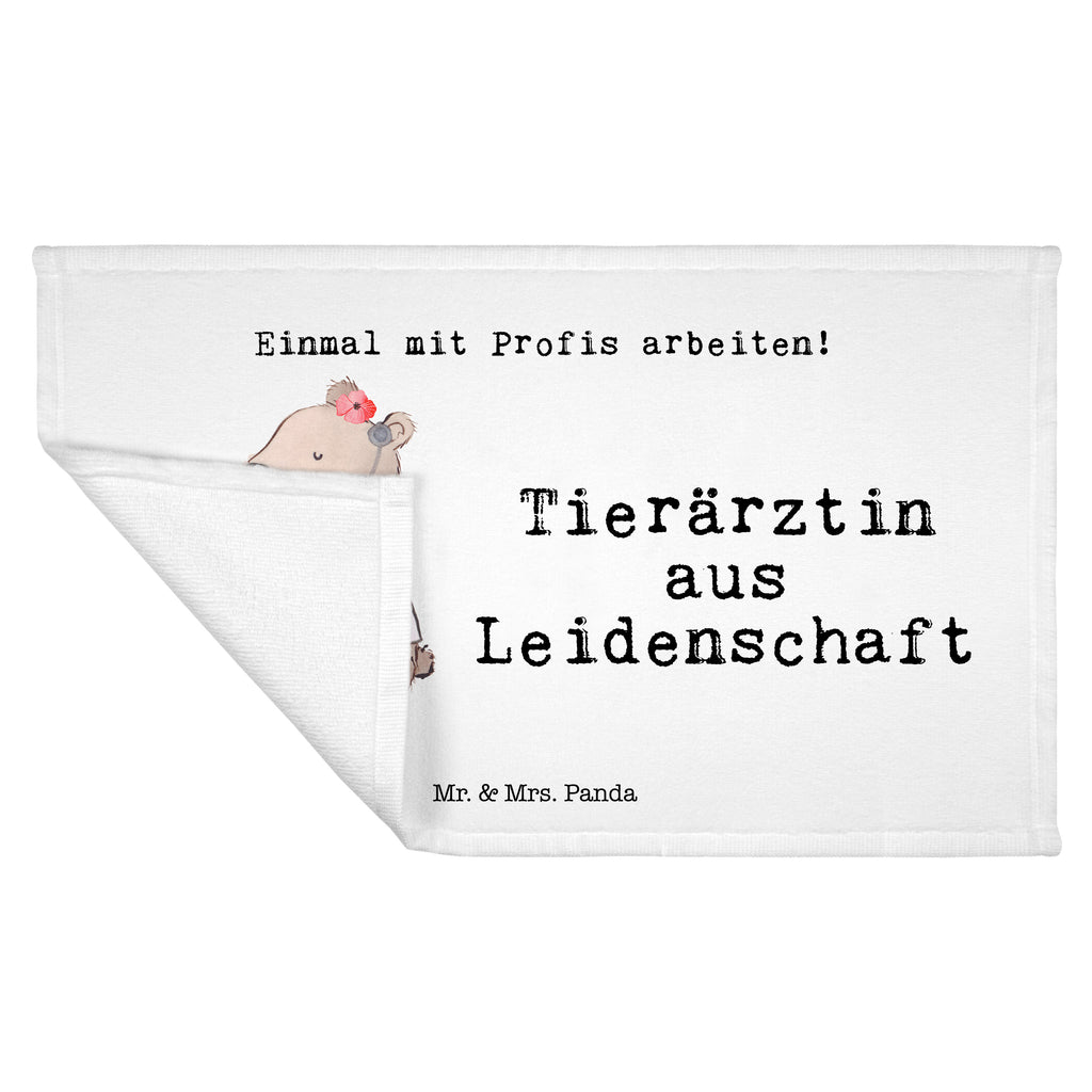 Gäste Handtuch Tierärztin aus Leidenschaft Gästetuch, Reisehandtuch, Sport Handtuch, Frottier, Kinder Handtuch, Beruf, Ausbildung, Jubiläum, Abschied, Rente, Kollege, Kollegin, Geschenk, Schenken, Arbeitskollege, Mitarbeiter, Firma, Danke, Dankeschön