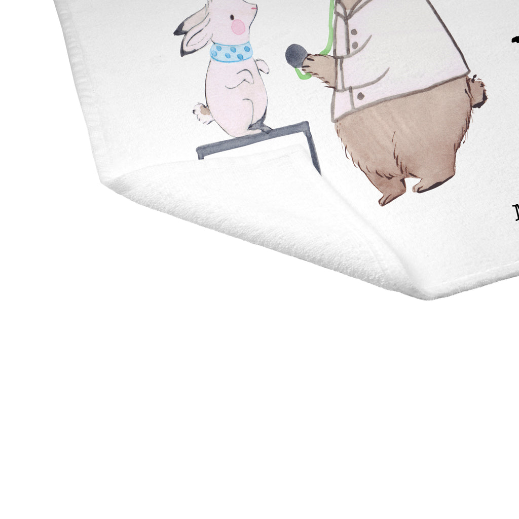 Gäste Handtuch Tierärztin aus Leidenschaft Gästetuch, Reisehandtuch, Sport Handtuch, Frottier, Kinder Handtuch, Beruf, Ausbildung, Jubiläum, Abschied, Rente, Kollege, Kollegin, Geschenk, Schenken, Arbeitskollege, Mitarbeiter, Firma, Danke, Dankeschön