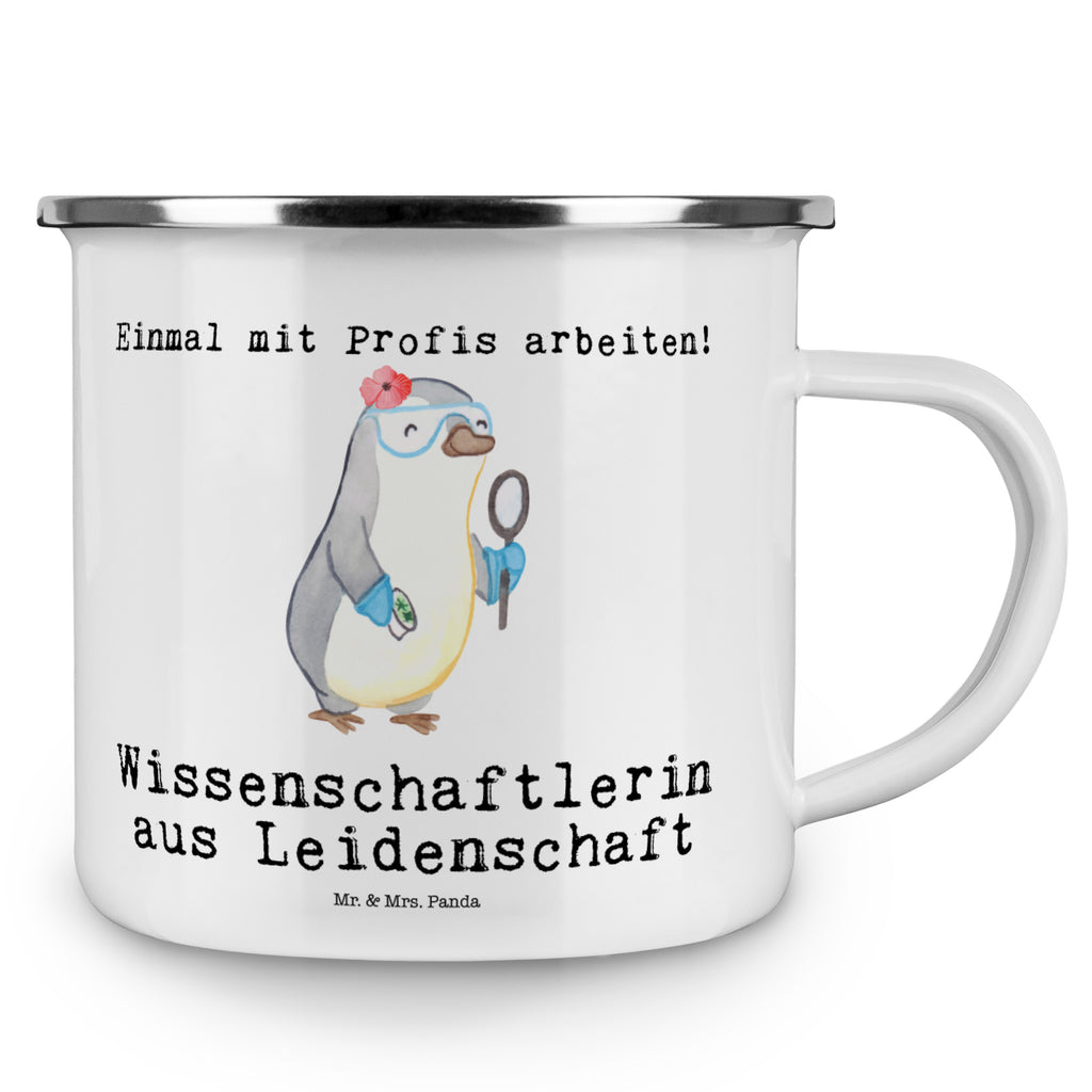 Camping Emaille Tasse Wissenschaftlerin aus Leidenschaft Campingtasse, Trinkbecher, Metalltasse, Outdoor Tasse, Emaille Trinkbecher, Blechtasse Outdoor, Emaille Campingbecher, Edelstahl Trinkbecher, Metalltasse für Camping, Kaffee Blechtasse, Camping Tasse Metall, Beruf, Ausbildung, Jubiläum, Abschied, Rente, Kollege, Kollegin, Geschenk, Schenken, Arbeitskollege, Mitarbeiter, Firma, Danke, Dankeschön, Wissenschaftlerin, Forscherin, Akademikerin, Universität, Forschungseinrichtung