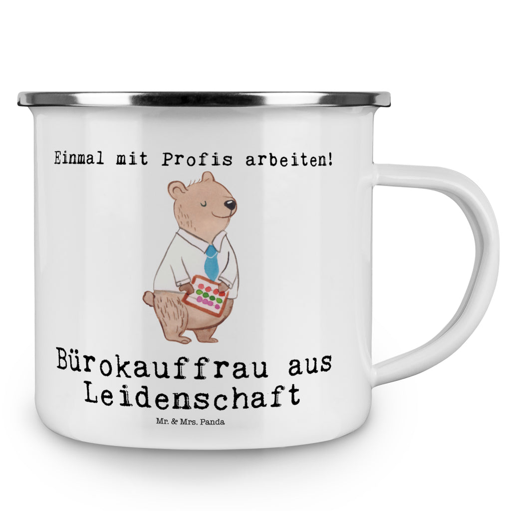 Camping Emaille Tasse Bürokauffrau aus Leidenschaft Campingtasse, Trinkbecher, Metalltasse, Outdoor Tasse, Emaille Trinkbecher, Blechtasse Outdoor, Emaille Campingbecher, Edelstahl Trinkbecher, Metalltasse für Camping, Kaffee Blechtasse, Camping Tasse Metall, Beruf, Ausbildung, Jubiläum, Abschied, Rente, Kollege, Kollegin, Geschenk, Schenken, Arbeitskollege, Mitarbeiter, Firma, Danke, Dankeschön, Bürokauffrau, Kauffrau für Büromanagement