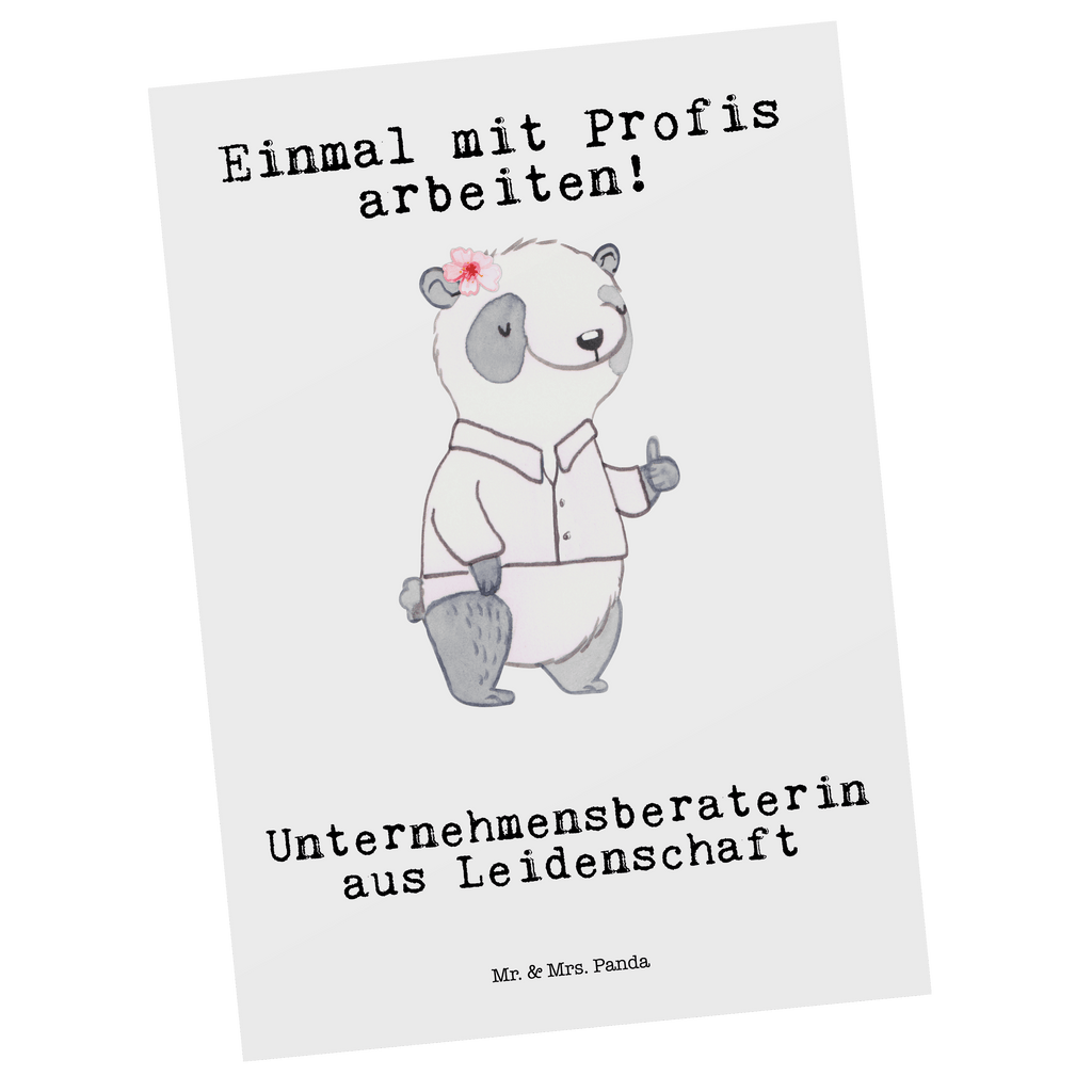 Postkarte Unternehmensberaterin aus Leidenschaft Geschenkkarte, Grußkarte, Karte, Einladung, Ansichtskarte, Geburtstagskarte, Einladungskarte, Dankeskarte, Beruf, Ausbildung, Jubiläum, Abschied, Rente, Kollege, Kollegin, Geschenk, Schenken, Arbeitskollege, Mitarbeiter, Firma, Danke, Dankeschön