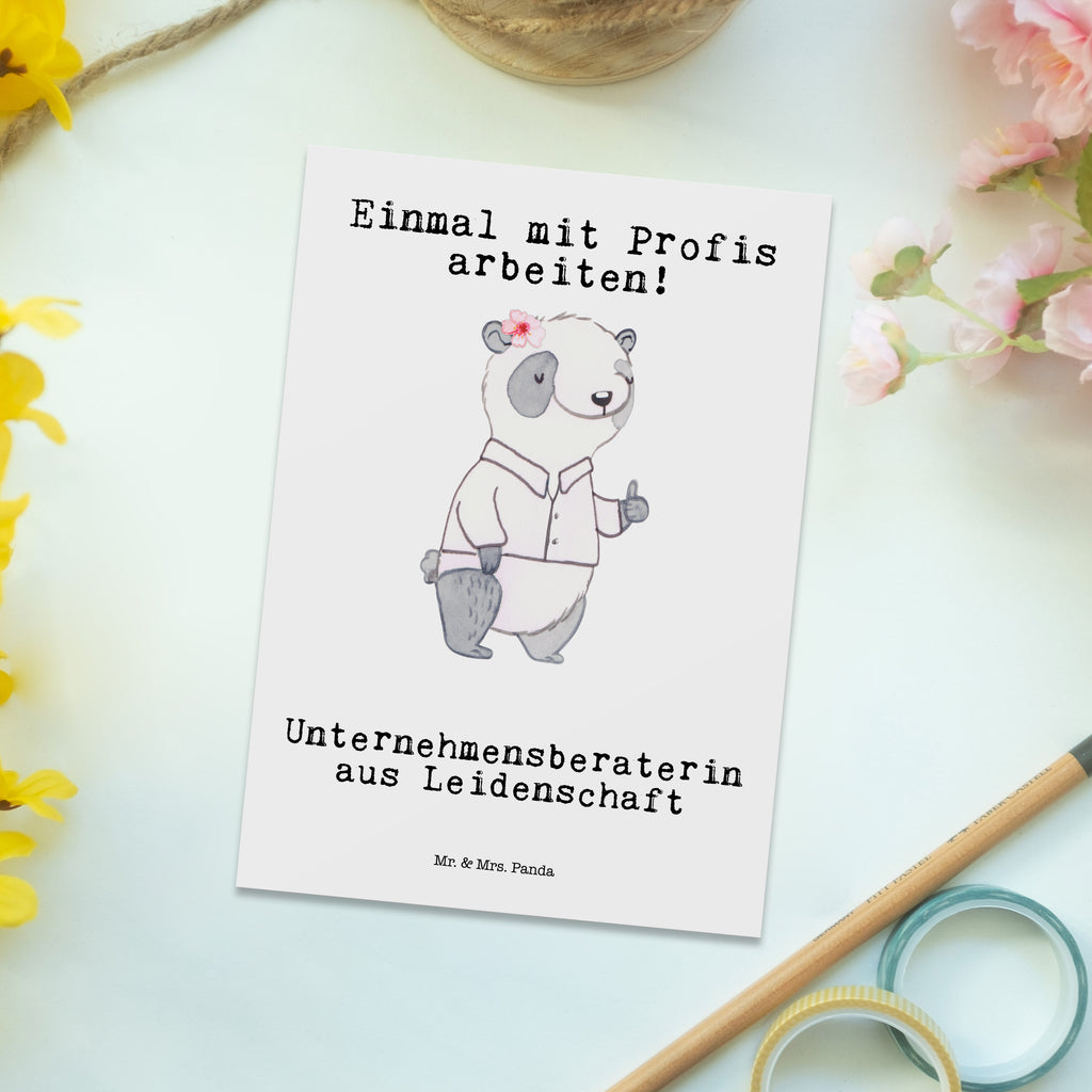 Postkarte Unternehmensberaterin aus Leidenschaft Geschenkkarte, Grußkarte, Karte, Einladung, Ansichtskarte, Geburtstagskarte, Einladungskarte, Dankeskarte, Beruf, Ausbildung, Jubiläum, Abschied, Rente, Kollege, Kollegin, Geschenk, Schenken, Arbeitskollege, Mitarbeiter, Firma, Danke, Dankeschön