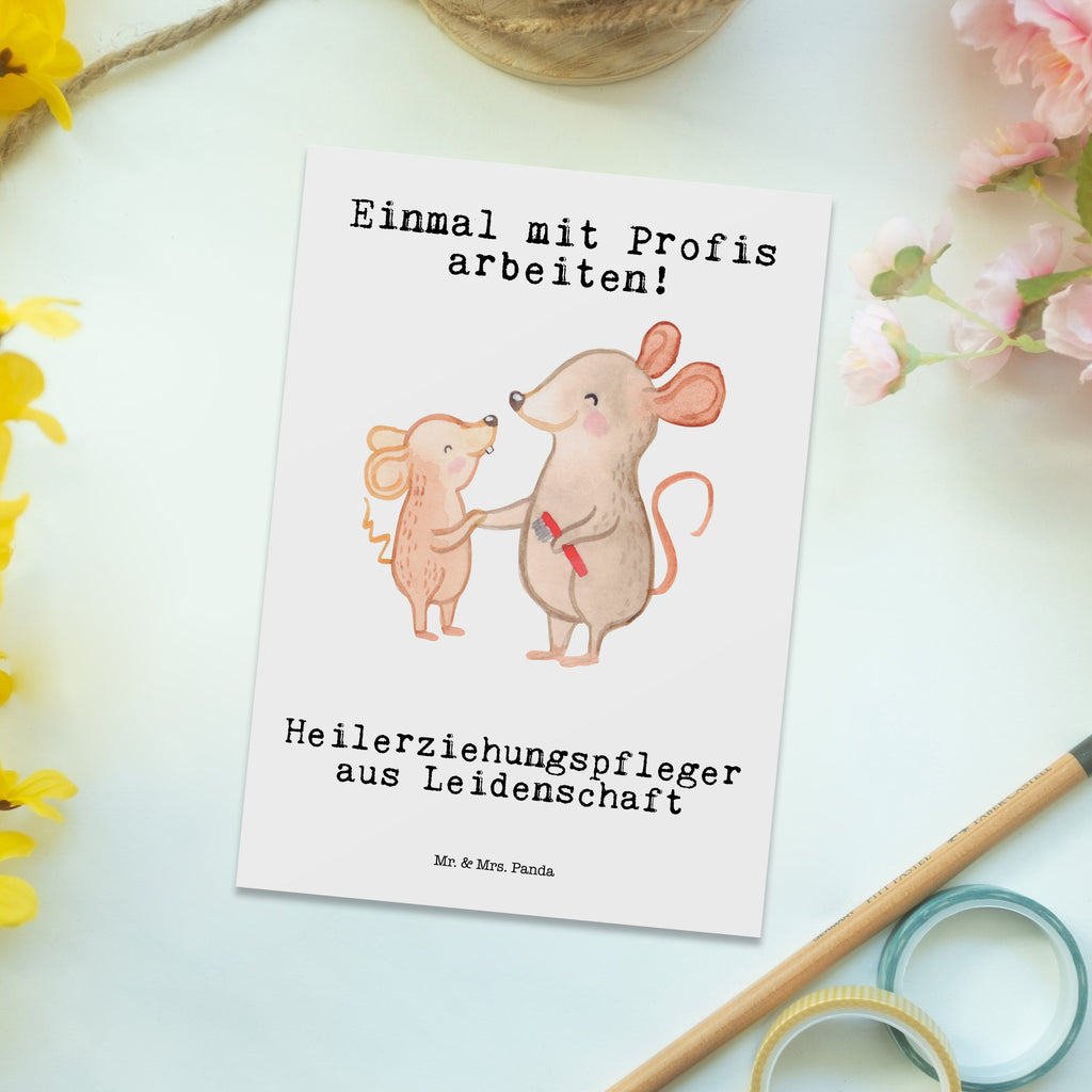 Postkarte Heilerziehungspfleger aus Leidenschaft Geschenkkarte, Grußkarte, Karte, Einladung, Ansichtskarte, Geburtstagskarte, Einladungskarte, Dankeskarte, Beruf, Ausbildung, Jubiläum, Abschied, Rente, Kollege, Kollegin, Geschenk, Schenken, Arbeitskollege, Mitarbeiter, Firma, Danke, Dankeschön, Heilerziehungspfleger, Heilpädagoge