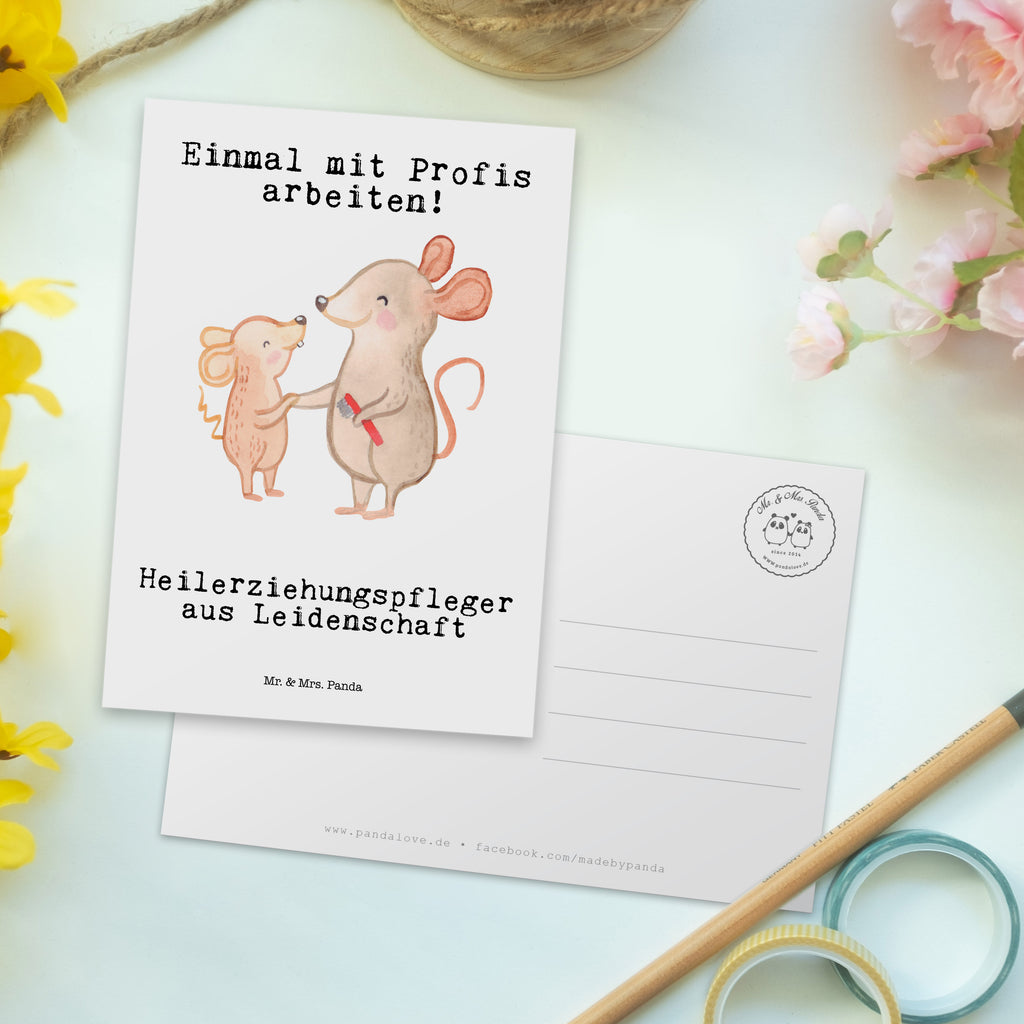 Postkarte Heilerziehungspfleger aus Leidenschaft Geschenkkarte, Grußkarte, Karte, Einladung, Ansichtskarte, Geburtstagskarte, Einladungskarte, Dankeskarte, Beruf, Ausbildung, Jubiläum, Abschied, Rente, Kollege, Kollegin, Geschenk, Schenken, Arbeitskollege, Mitarbeiter, Firma, Danke, Dankeschön, Heilerziehungspfleger, Heilpädagoge