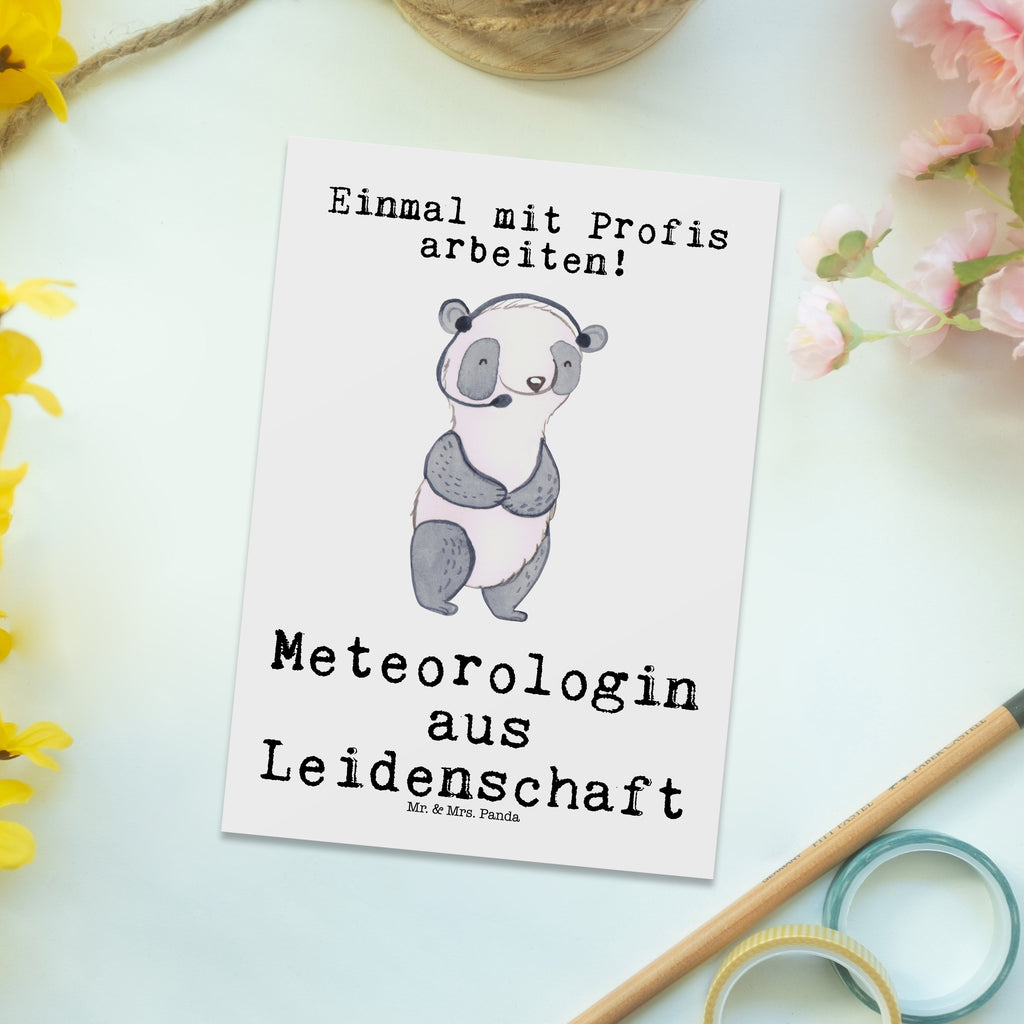 Postkarte Meteorologin aus Leidenschaft Geschenkkarte, Grußkarte, Karte, Einladung, Ansichtskarte, Geburtstagskarte, Einladungskarte, Dankeskarte, Beruf, Ausbildung, Jubiläum, Abschied, Rente, Kollege, Kollegin, Geschenk, Schenken, Arbeitskollege, Mitarbeiter, Firma, Danke, Dankeschön