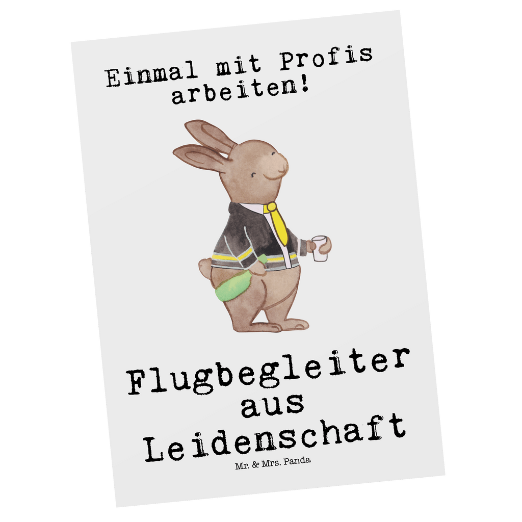 Postkarte Flugbegleiter aus Leidenschaft Geschenkkarte, Grußkarte, Karte, Einladung, Ansichtskarte, Geburtstagskarte, Einladungskarte, Dankeskarte, Beruf, Ausbildung, Jubiläum, Abschied, Rente, Kollege, Kollegin, Geschenk, Schenken, Arbeitskollege, Mitarbeiter, Firma, Danke, Dankeschön, Flugbegleiter, Steward, Flugsteward, Flight-Attendant