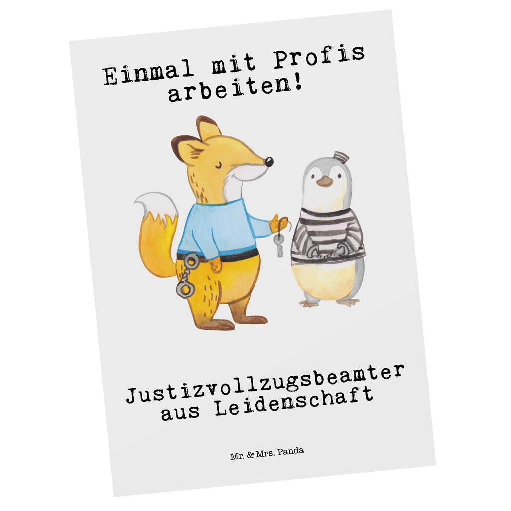 Postkarte Justizvollzugsbeamter aus Leidenschaft Geschenkkarte, Grußkarte, Karte, Einladung, Ansichtskarte, Geburtstagskarte, Einladungskarte, Dankeskarte, Beruf, Ausbildung, Jubiläum, Abschied, Rente, Kollege, Kollegin, Geschenk, Schenken, Arbeitskollege, Mitarbeiter, Firma, Danke, Dankeschön, Gefängniswärter, Justizvollzugsbeamter