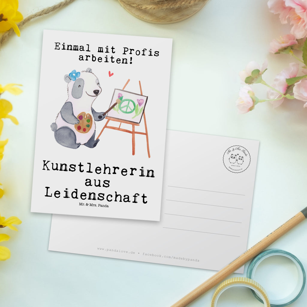 Postkarte Kunstlehrerin aus Leidenschaft Geschenkkarte, Grußkarte, Karte, Einladung, Ansichtskarte, Geburtstagskarte, Einladungskarte, Dankeskarte, Beruf, Ausbildung, Jubiläum, Abschied, Rente, Kollege, Kollegin, Geschenk, Schenken, Arbeitskollege, Mitarbeiter, Firma, Danke, Dankeschön, Kunstlehrerin, Kunstunterricht, Kunstschule