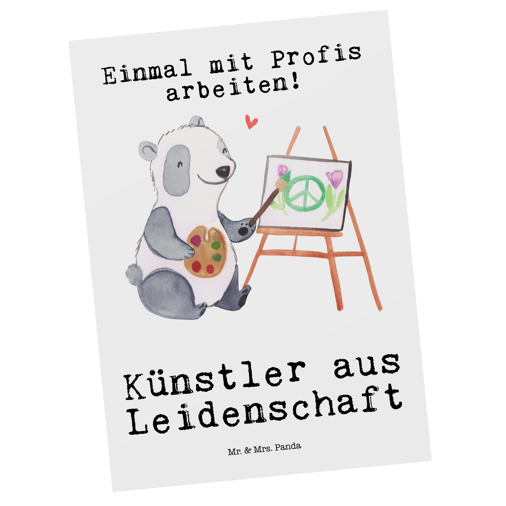 Postkarte Künstler aus Leidenschaft Geschenkkarte, Grußkarte, Karte, Einladung, Ansichtskarte, Geburtstagskarte, Einladungskarte, Dankeskarte, Beruf, Ausbildung, Jubiläum, Abschied, Rente, Kollege, Kollegin, Geschenk, Schenken, Arbeitskollege, Mitarbeiter, Firma, Danke, Dankeschön, Künstler, Maler, Kunstmaler, Galerie Eröffnung, Kunstschule