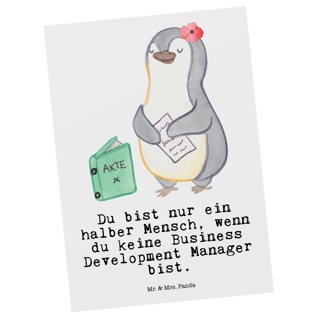 Postkarte Business Development Manager mit Herz Geschenkkarte, Grußkarte, Karte, Einladung, Ansichtskarte, Geburtstagskarte, Einladungskarte, Beruf, Ausbildung, Jubiläum, Abschied, Rente, Kollege, Kollegin, Geschenk, Schenken, Arbeitskollege, Mitarbeiter, Firma, Danke, Dankeschön