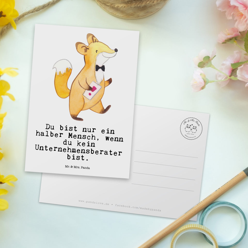 Postkarte Unternehmensberater mit Herz Geschenkkarte, Grußkarte, Karte, Einladung, Ansichtskarte, Geburtstagskarte, Einladungskarte, Dankeskarte, Beruf, Ausbildung, Jubiläum, Abschied, Rente, Kollege, Kollegin, Geschenk, Schenken, Arbeitskollege, Mitarbeiter, Firma, Danke, Dankeschön