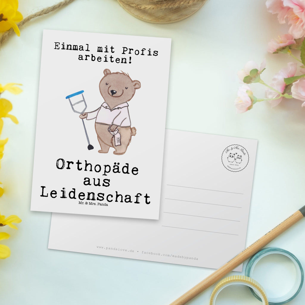 Postkarte Orthopäde aus Leidenschaft Geschenkkarte, Grußkarte, Karte, Einladung, Ansichtskarte, Geburtstagskarte, Einladungskarte, Beruf, Ausbildung, Jubiläum, Abschied, Rente, Kollege, Kollegin, Geschenk, Schenken, Arbeitskollege, Mitarbeiter, Firma, Danke, Dankeschön, Orthopäde, Facharzt, Orthopädie, Praxis, Eröffnung