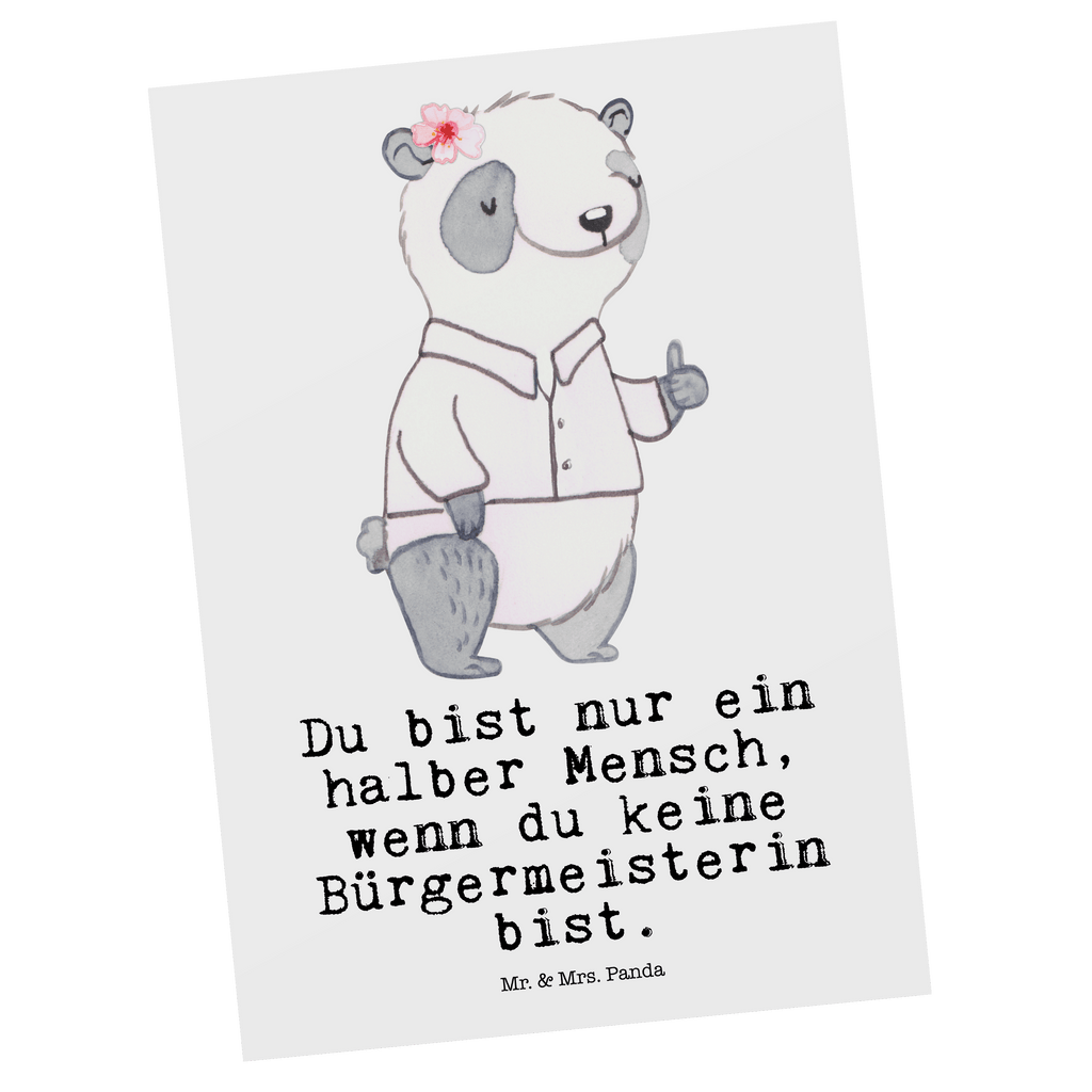 Postkarte Bürgermeisterin mit Herz Geschenkkarte, Grußkarte, Karte, Einladung, Ansichtskarte, Geburtstagskarte, Einladungskarte, Beruf, Ausbildung, Jubiläum, Abschied, Rente, Kollege, Kollegin, Geschenk, Schenken, Arbeitskollege, Mitarbeiter, Firma, Danke, Dankeschön, Bürgermeisterin Geschenk zum Amtsantritt, Amtseinführung, Bürgermeisterwahl, Stadt, Gemeinde, Wahlen, Oberbürgermeisterin, Rathaus