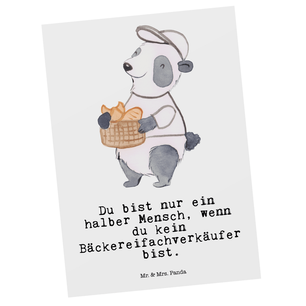 Postkarte Bäckereifachverkäufer mit Herz Geschenkkarte, Grußkarte, Karte, Einladung, Ansichtskarte, Geburtstagskarte, Einladungskarte, Dankeskarte, Beruf, Ausbildung, Jubiläum, Abschied, Rente, Kollege, Kollegin, Geschenk, Schenken, Arbeitskollege, Mitarbeiter, Firma, Danke, Dankeschön, Bäckereifachverkäufer, Backwarenverkäufer, Bäckerei, Backstube, Bäckerladen, Brotmanufaktur