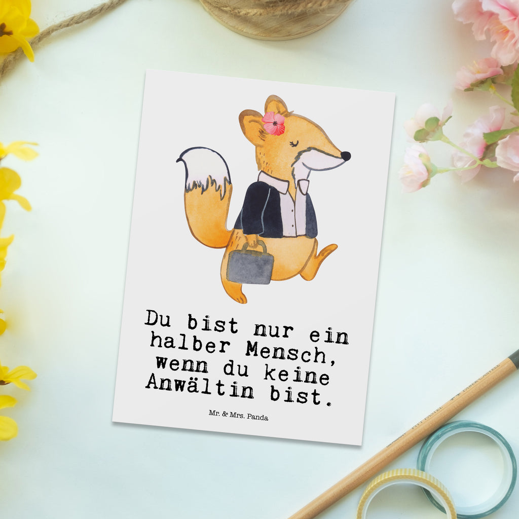 Postkarte Anwältin mit Herz Geschenkkarte, Grußkarte, Karte, Einladung, Ansichtskarte, Geburtstagskarte, Einladungskarte, Beruf, Ausbildung, Jubiläum, Abschied, Rente, Kollege, Kollegin, Geschenk, Schenken, Arbeitskollege, Mitarbeiter, Firma, Danke, Dankeschön, Anwältin, Juristin, Jurastudentin, Staatsexamen, Anwaltskanzlei