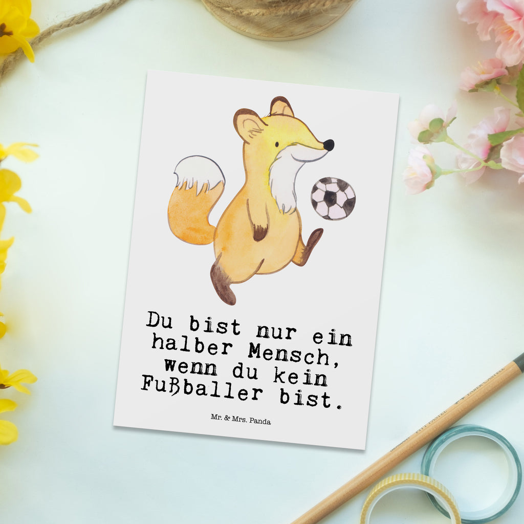 Postkarte Fußballer mit Herz Geschenkkarte, Grußkarte, Karte, Einladung, Ansichtskarte, Geburtstagskarte, Einladungskarte, Dankeskarte, Beruf, Ausbildung, Jubiläum, Abschied, Rente, Kollege, Kollegin, Geschenk, Schenken, Arbeitskollege, Mitarbeiter, Firma, Danke, Dankeschön, Fußballer, Fußballspieler, Profi Fußballer, Fußballspiel, Glücksbringer