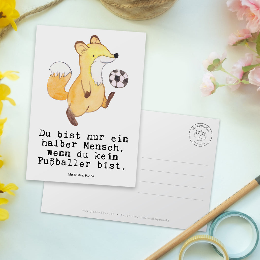 Postkarte Fußballer mit Herz Geschenkkarte, Grußkarte, Karte, Einladung, Ansichtskarte, Geburtstagskarte, Einladungskarte, Dankeskarte, Beruf, Ausbildung, Jubiläum, Abschied, Rente, Kollege, Kollegin, Geschenk, Schenken, Arbeitskollege, Mitarbeiter, Firma, Danke, Dankeschön, Fußballer, Fußballspieler, Profi Fußballer, Fußballspiel, Glücksbringer