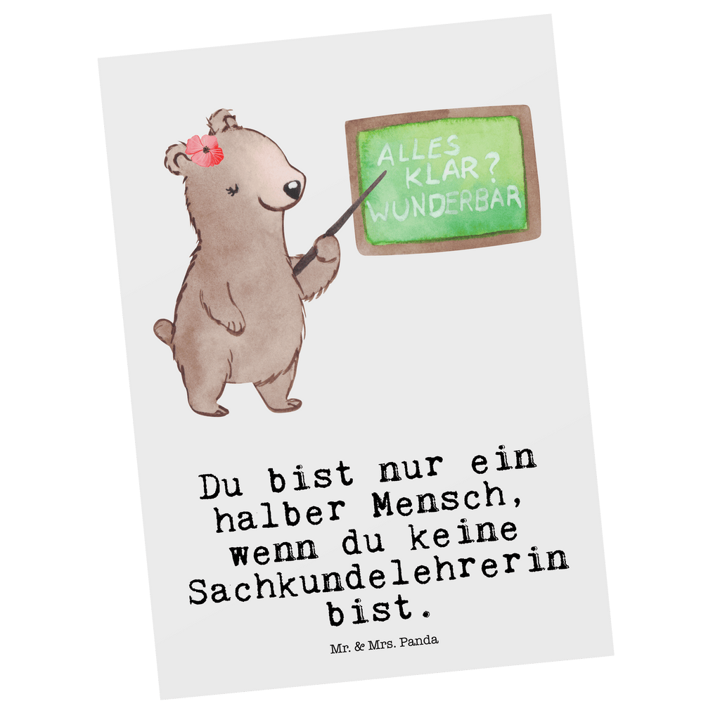 Postkarte Sachkundelehrerin mit Herz Geschenkkarte, Grußkarte, Karte, Einladung, Ansichtskarte, Geburtstagskarte, Einladungskarte, Dankeskarte, Beruf, Ausbildung, Jubiläum, Abschied, Rente, Kollege, Kollegin, Geschenk, Schenken, Arbeitskollege, Mitarbeiter, Firma, Danke, Dankeschön, Sachkundelehrerin, Sachkundeunterricht, Schule, Grundschule