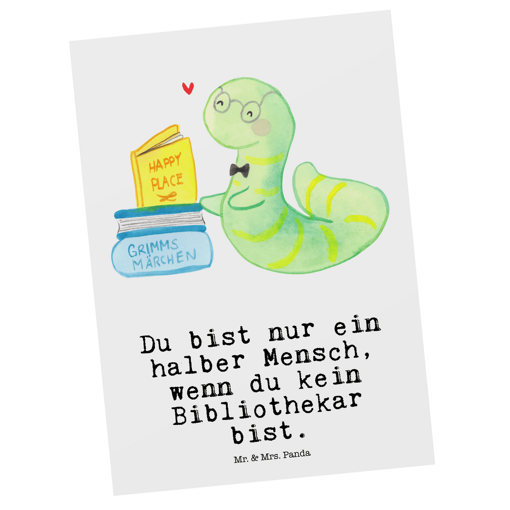 Postkarte Bibliothekar mit Herz Geschenkkarte, Grußkarte, Karte, Einladung, Ansichtskarte, Geburtstagskarte, Einladungskarte, Dankeskarte, Beruf, Ausbildung, Jubiläum, Abschied, Rente, Kollege, Kollegin, Geschenk, Schenken, Arbeitskollege, Mitarbeiter, Firma, Danke, Dankeschön, Bibliothekar, Buchhandlung, Bibliothek, Bücherwurm, Leseratte, Bücherliebe