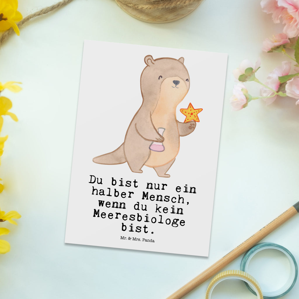 Postkarte Meeresbiologe mit Herz Geschenkkarte, Grußkarte, Karte, Einladung, Ansichtskarte, Geburtstagskarte, Einladungskarte, Dankeskarte, Beruf, Ausbildung, Jubiläum, Abschied, Rente, Kollege, Kollegin, Geschenk, Schenken, Arbeitskollege, Mitarbeiter, Firma, Danke, Dankeschön, Meeresbiologe, Meereskundler, Naturwissenschaftler, Meeresforscher, maritime Forschung, Studium