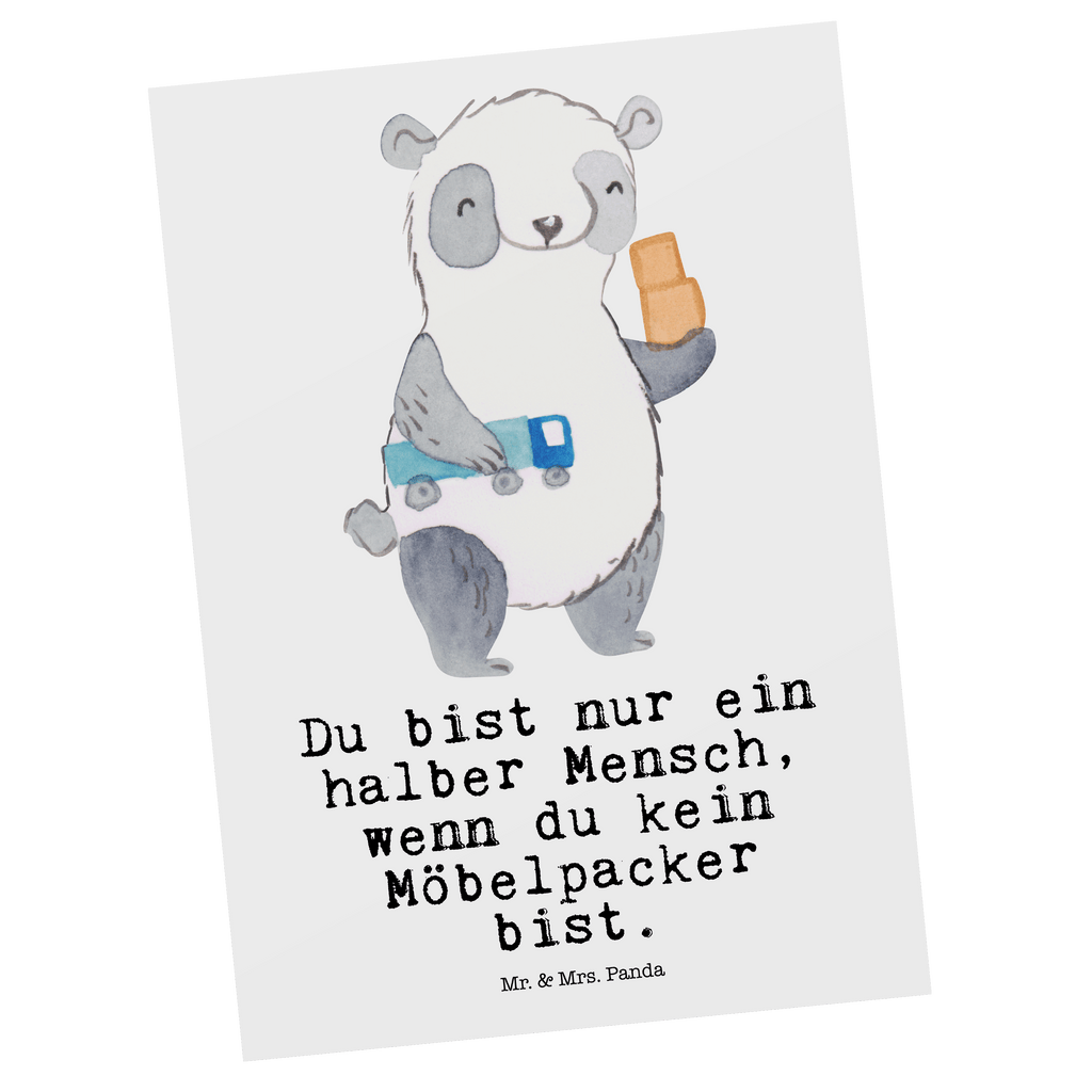 Postkarte Möbelpacker mit Herz Geschenkkarte, Grußkarte, Karte, Einladung, Ansichtskarte, Geburtstagskarte, Einladungskarte, Beruf, Ausbildung, Jubiläum, Abschied, Rente, Kollege, Kollegin, Geschenk, Schenken, Arbeitskollege, Mitarbeiter, Firma, Danke, Dankeschön, Möbelpacker, Umzugshelfer, Umzugsfirma, Umzugsservice