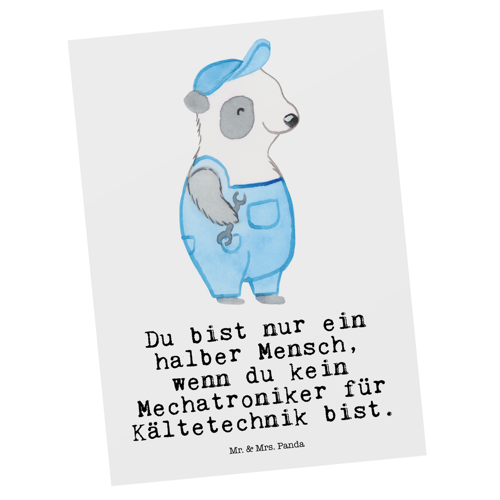 Postkarte Mechatroniker für Kältetechnik mit Herz Geschenkkarte, Grußkarte, Karte, Einladung, Ansichtskarte, Geburtstagskarte, Einladungskarte, Beruf, Ausbildung, Jubiläum, Abschied, Rente, Kollege, Kollegin, Geschenk, Schenken, Arbeitskollege, Mitarbeiter, Firma, Danke, Dankeschön, Mechatroniker für Kältetechnik, Gesellenprüfung