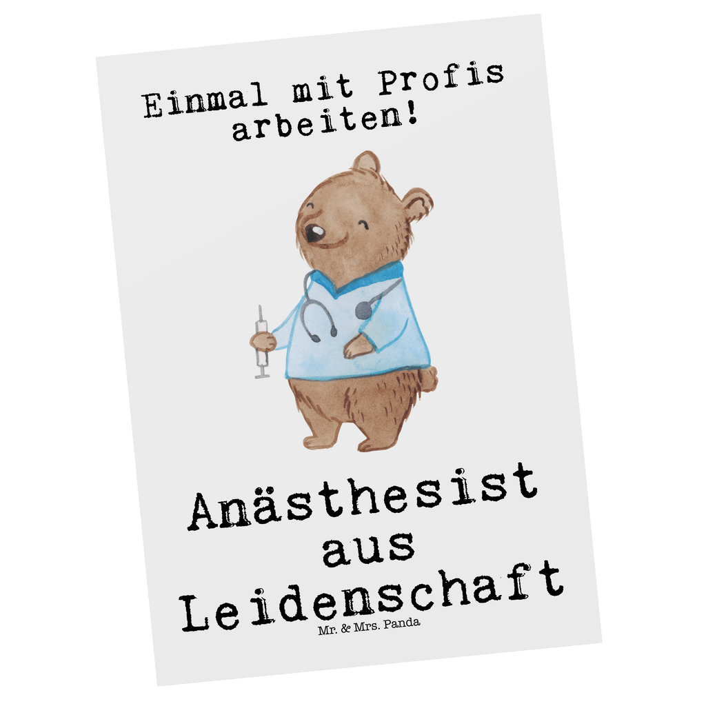 Postkarte Anästhesist aus Leidenschaft Geschenkkarte, Grußkarte, Karte, Einladung, Ansichtskarte, Geburtstagskarte, Einladungskarte, Dankeskarte, Beruf, Ausbildung, Jubiläum, Abschied, Rente, Kollege, Kollegin, Geschenk, Schenken, Arbeitskollege, Mitarbeiter, Firma, Danke, Dankeschön, Anästhesist, Narkosearzt, Anästhesie, Krankenhaus, Studium