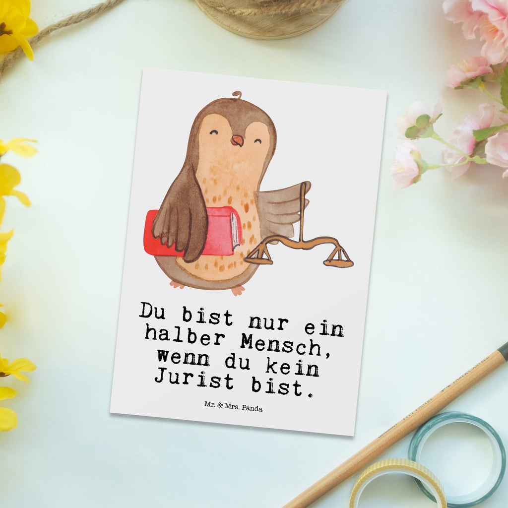 Postkarte Jurist mit Herz Geschenkkarte, Grußkarte, Karte, Einladung, Ansichtskarte, Geburtstagskarte, Einladungskarte, Beruf, Ausbildung, Jubiläum, Abschied, Rente, Kollege, Kollegin, Geschenk, Schenken, Arbeitskollege, Mitarbeiter, Firma, Danke, Dankeschön, Jurist, Anwalt, Jura Studium, Master of laws, Staatsexamen, Jurastudent, Anwaltskanzlei