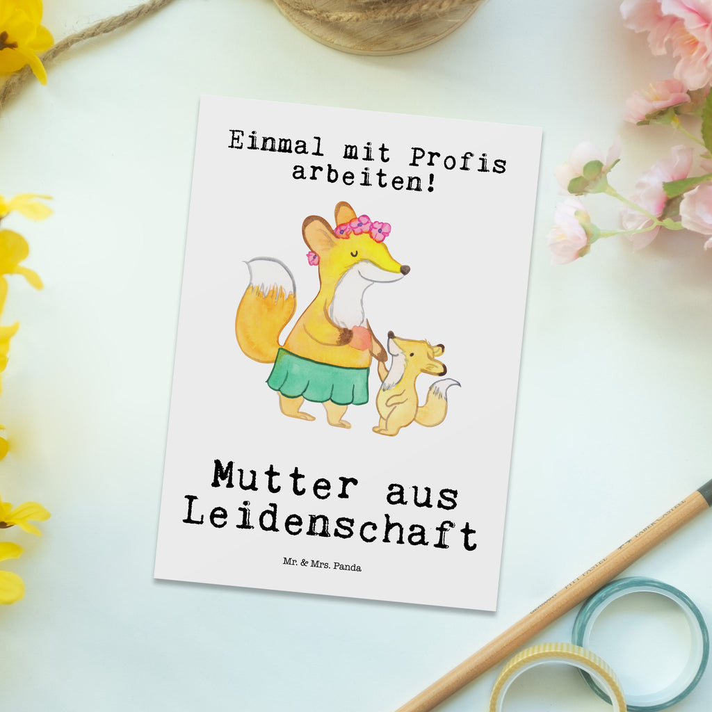 Postkarte Mutter aus Leidenschaft Geschenkkarte, Grußkarte, Karte, Einladung, Ansichtskarte, Geburtstagskarte, Einladungskarte, Dankeskarte, Beruf, Ausbildung, Jubiläum, Abschied, Rente, Kollege, Kollegin, Geschenk, Schenken, Arbeitskollege, Mitarbeiter, Firma, Danke, Dankeschön