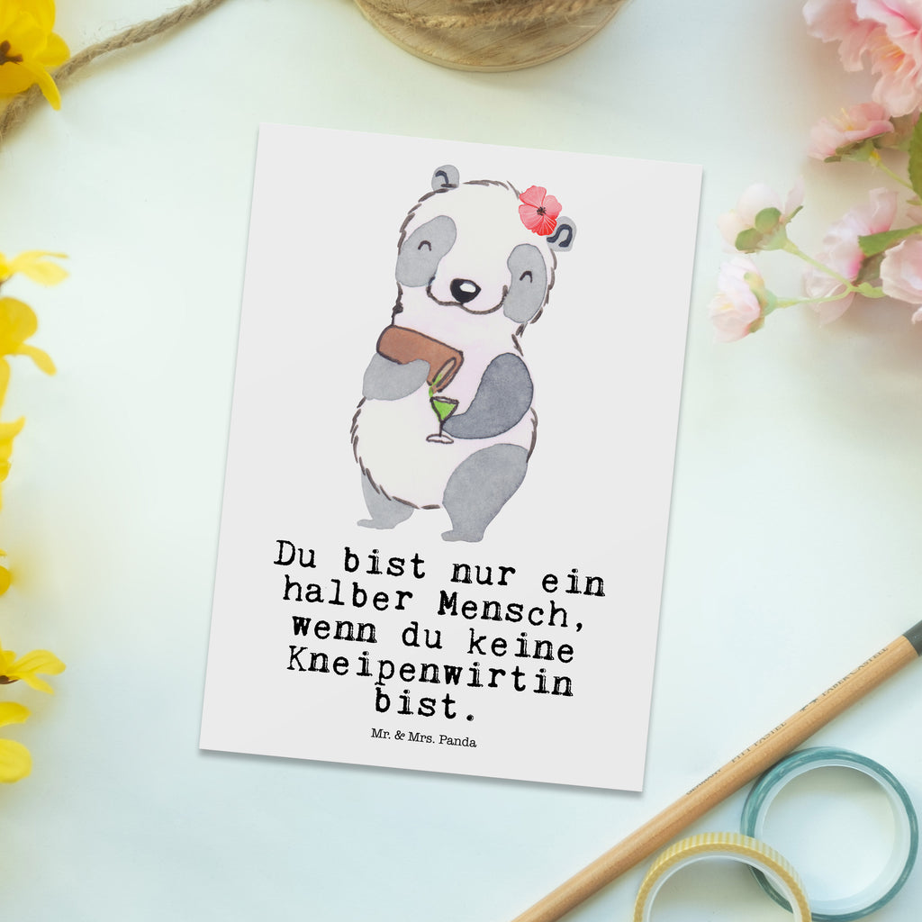 Postkarte Kneipenwirtin mit Herz Geschenkkarte, Grußkarte, Karte, Einladung, Ansichtskarte, Geburtstagskarte, Einladungskarte, Dankeskarte, Beruf, Ausbildung, Jubiläum, Abschied, Rente, Kollege, Kollegin, Geschenk, Schenken, Arbeitskollege, Mitarbeiter, Firma, Danke, Dankeschön, Kneipenwirtin, Gastwirtin, Gaststätte, Kneipe, Eröffnung, Barkeeperin, Rum, Bar
